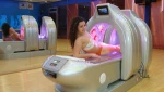 Lying spa capsule machine/spa tanning bed/far infrared spa