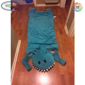 M205 Animal Adventure Plush Dragon Dinosaur Sleeping Bag For Kids