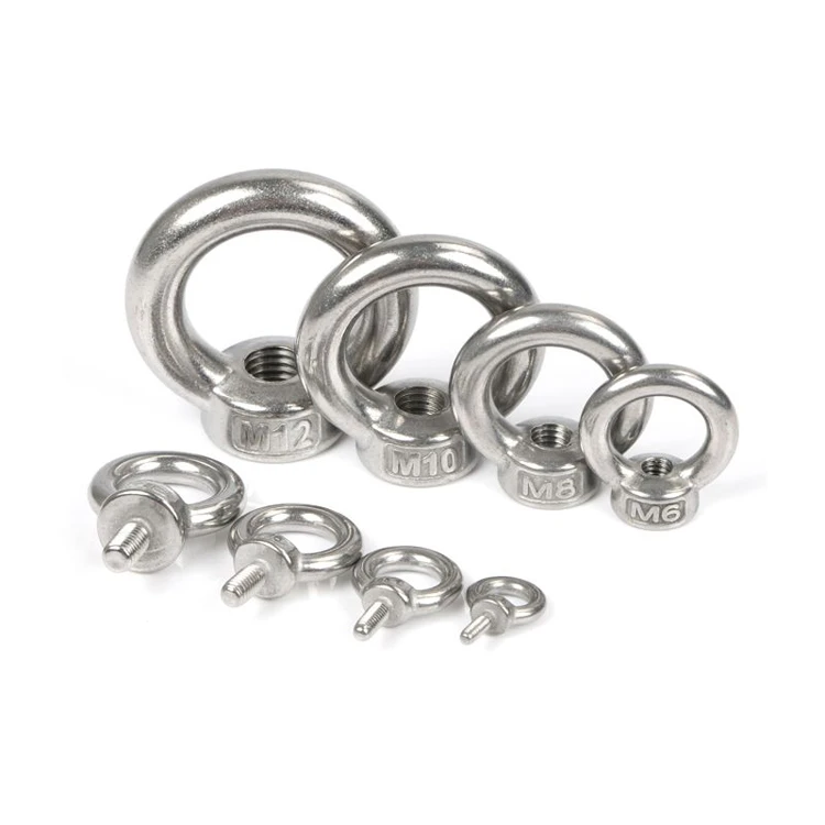 m3 m4 m5 m6 m8 m10 stainless steel ring 304 eye lifting nuts and eye screws