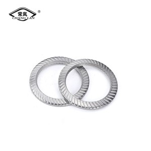M8 Metal Industrial Serrated Lock Conical Spring Washer