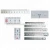 Import Machine rulers alphabet ruler stainless steel ruler from Taiwan