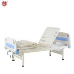 manual iron hospital furniture nursing bed medical