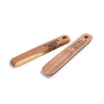 Manufacture Wholesale Novelty Small Cedar Hand Crafted Wooden Shoe Horn