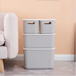 Manufacturer hot sale household plastic toys and clothing storage box with lid