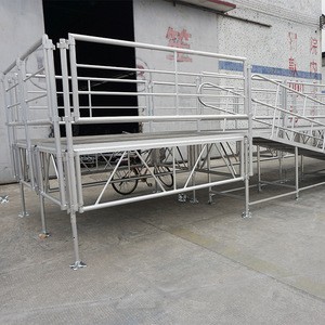 Manufacturer Supply Stage Stair Railing with Rails