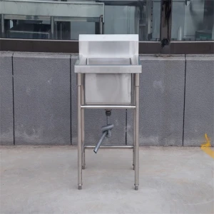 Manufacturer wholesale above counter basin installation stainless steel outdoor sink