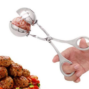 Manufacturers selling small size stainless steel meat baller meatballs clip for household kitchen tool