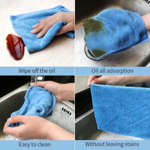 Masthome 35.6*35.6cm 12Pcs/Set wholesale Absorbent  towel Microfiber cleaning cloth rags for car and home cleaning