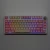 Import MATHEW TECH MK80 Pink RGB Mechanical Keyboard 75% Layout For Gaming With Metal Knob Gasket Wireless hot swap mechanical keyboard from China