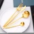 Import Matte Stainless Steel Copper Silverware Modern Metal Gold Cutlery Set Wedding Flatware from China