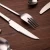 Import Matte stainless steel silver gold wedding flatware sets china metal cutlery set from China
