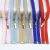 Import Meetee AP391 Gold Teeth Long Zip Closure for Sewing Bags Down Jacket Skirt Clothing Accessories Metal Open End Zippers from China