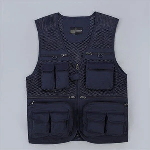 Men&#039;s Summer Outdoor Multifunctional Vest Pocket Code Mesh Tactical Vest