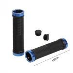 Metal Bike Handbars Bicycle Parts LOCK-ON Cycling Bicycle Bike Handlebar Cycling Bar Grips Black Red White Blue 4 Colors