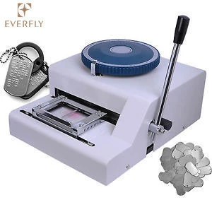 Buy Metal High Quality Dog Tag Embossing Dog Tag Machine from Ningbo  Everfly Hardware Co., Ltd., China