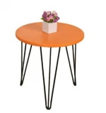Metal modern  wire  nesting side  coffee  table with painting for living room