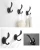 Import Mini Exquisite Wall Mounted Coat Clothes Door Hooks Robe Hook with Screws For Coat Bag from China