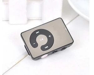 Mini Mirror Clip USB Digital Mp3 Music Player Support 8GB SD TF Card 7 Colors can Choose