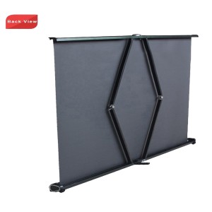 Mini Projection Screen 40inch(4:3) Portable Table Screen Roll-up Computer Desktop Flat projector Screen