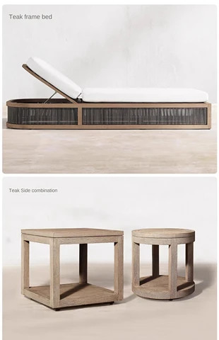 Buy Minimalist Style Sun Loungers Exquisite Sunbed With Beach Chair ...