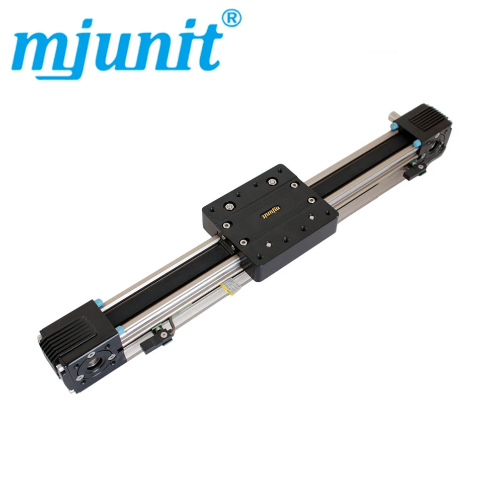 Mjunit linear guide XY two axial module sliding table cutting bed with tape dispenser and glue manipulator 100mm stroke