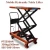 Mobile small hydraulic scissor lift table /scissor lift platform lifter 350KG