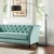Import modern bule small sofa set and two seater sofa for home furniture from China