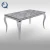 Import Modern dining room furniture black glass top wholesale dining table Hotel and restaurant from China