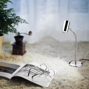 modern home office flexible gooseneck arm high quality 3w led desk lamp reading book light