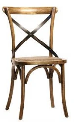 Modern metal stacking upholstered restaurant chairs HYS-T05