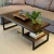Import Modern Simplicity American Wrought Iron Wood Coffee Table Tea Table from China