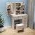 Import Modern Standard Size Storage Dressers Wooden Space Saving White Mirror Dressers from China