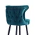 Modern upholstery dining hotel restaurant metal frame velvet high bar stool chair