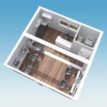 Modular Prefab Container Living house 20ft Expandable Prefab Houses wooden gazebo outdoor storage house