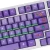 Import Monster family  Keycaps Purple Cute Cherry Profile Keycap 139/151 keys for Mechanical Keyboard with novelty keys from China