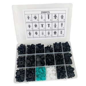 Most popular products 299 PCS auto plastic clips automotive plastic clips and fasteners