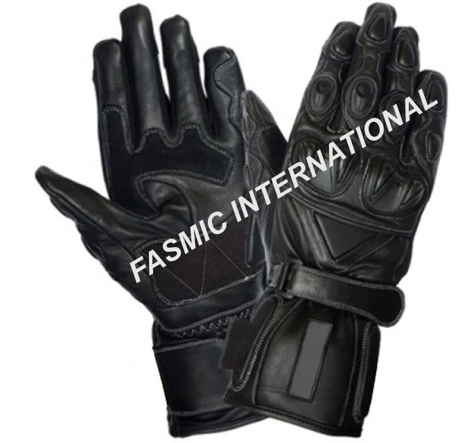 Motorbike Leather Racing Protective Gloves