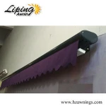 Motorized Retractable Pergola Awning With Dooya Tubular Motor