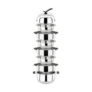 Multifunctional 5 layers stainless steel 304 electric and gas food steamer for sale
