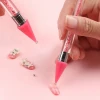 Nail Art Pen 7 Pieces Double Head Rhinestone Handle Wax and Metal Head Nail Manicure Art Drill Dotting Decoration Tools