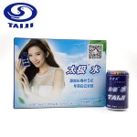 Natural Alkaline Mineral Water Used With Aluminum Can