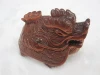 Natural gemstone large carving craft red aventurine hand carved fortune animals Qi Lin beast