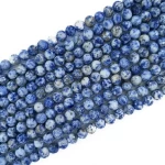 Natural Sodalite Stone Bead Necklace Loose Natural Gemstone Beads Necklace