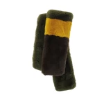 neck warmer scarf soft fake fur colorful Warm Fluffy Scarves For Women