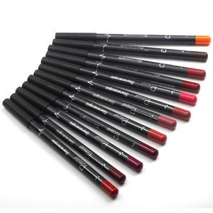 New a sey 12 Colors Lip Liner waterproofing matte velvet lipstick pen lipliner