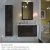 Import New arrival modern wood bathroom cabinet pvc wall cabinet with mirror from China