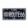 New classic wholesale custom print embossed car license number plates vintage tin sign outdoor metal signs