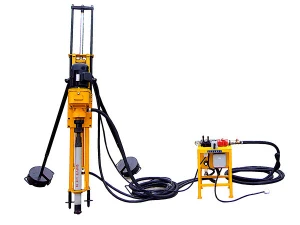 New condition and second hand quarry mining electric portable pneumatic air hammer down-hole drilling rig for sale in Shanghai