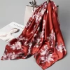 New Design Fashion Ladies Scarves Shawls Online Printed Silk Scarves For Women