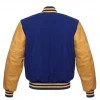 New Design High quality Custom Wool Body Leather Sleeves Bomber Letterman Varsity-Jacket